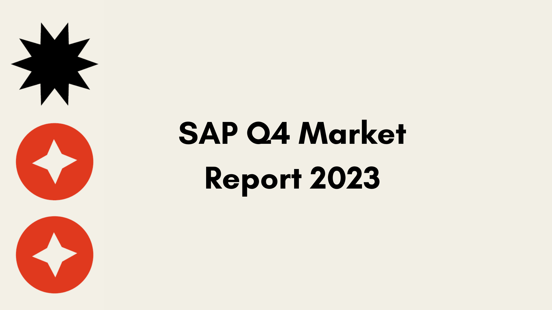 SAP Q4 Quarterly Market Report 2023 Precision Sourcing