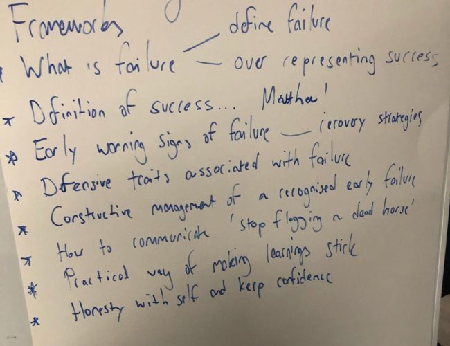 Embrace Failure, Achieve Success 1 Session Agenda