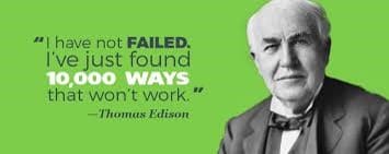 Embrace Failure, Achieve Success 2 Failures Quote