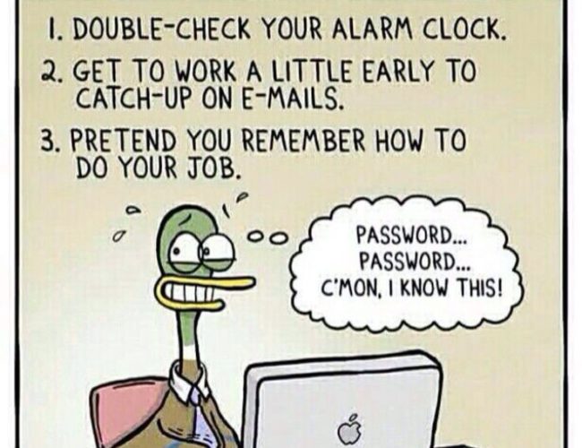 How to survive that first week back at work! 1 Tips funny