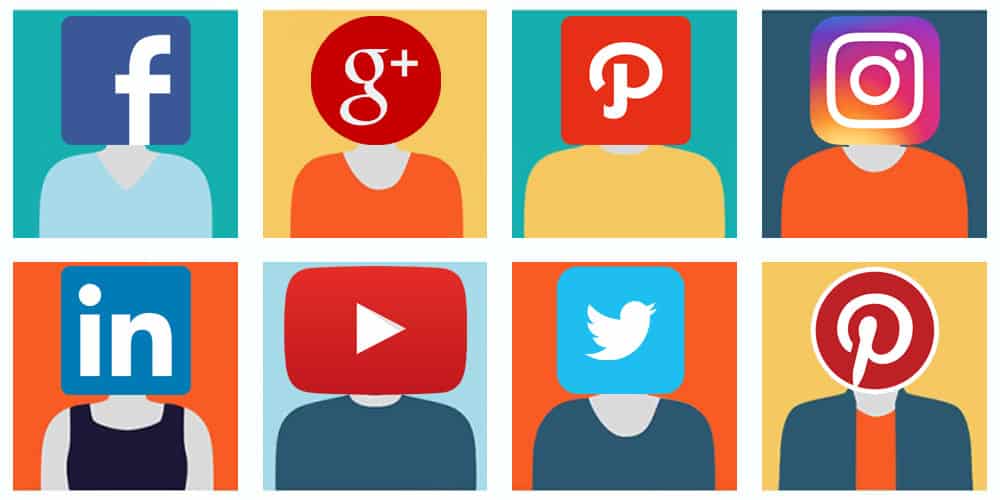 social media faces