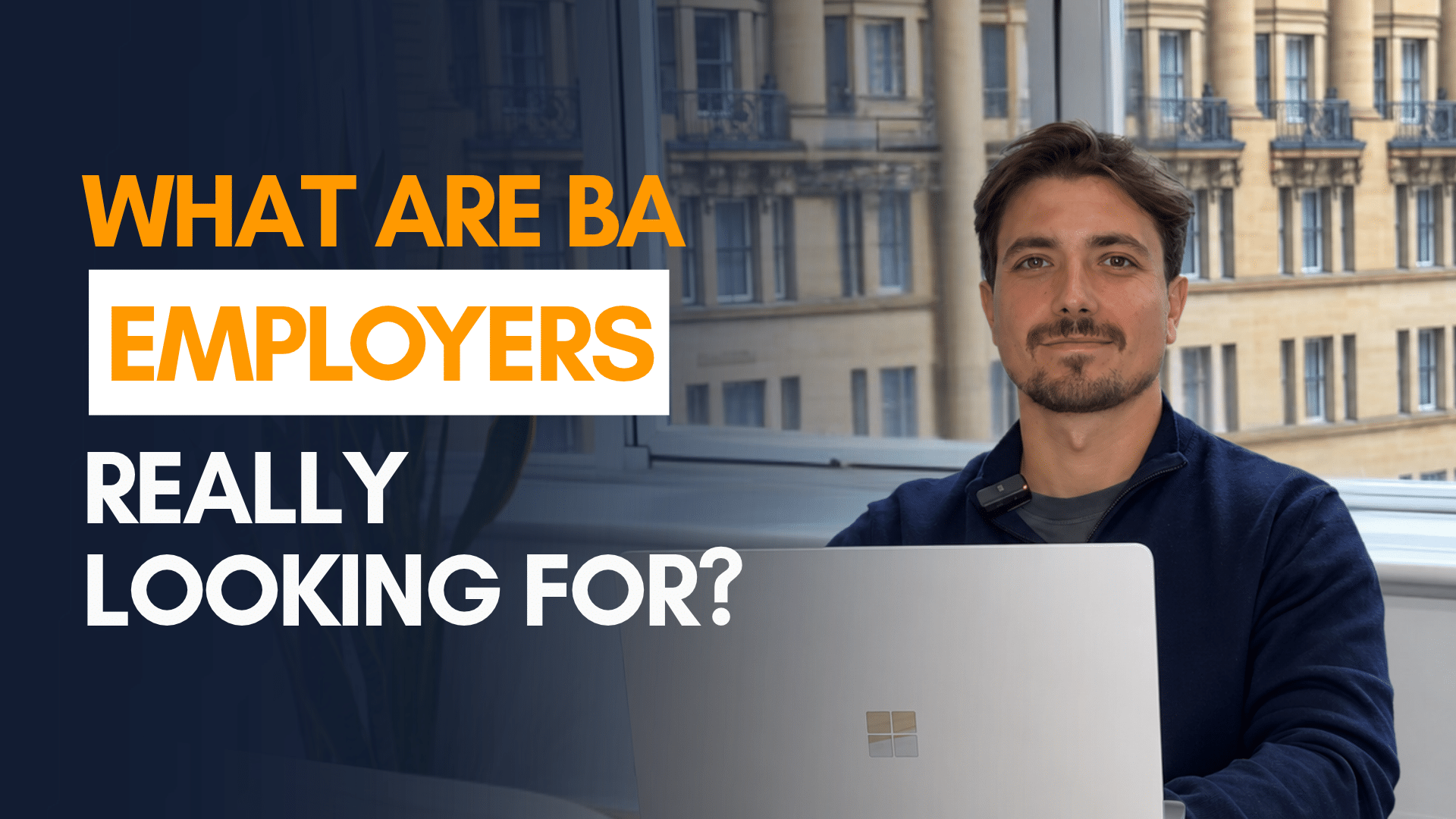 BA webinar_male BA recruiter presenting webinar